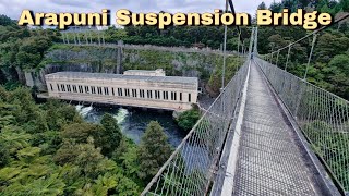 ARAPUNI SUSPENSION BRIDGE  WAIKATO [upl. by Sylera]