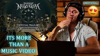 POWERFUL “The Guardian of Nusantara” by Alffy Rev Official Music Video  Singer Reaction [upl. by Ahsitan]