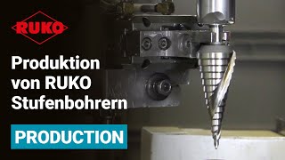 Produktion von RUKO Stufenbohrern [upl. by Repsac998]