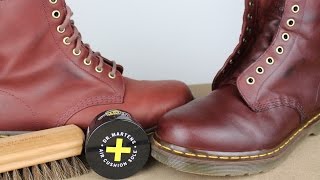 DR MARTENS quotFor Lifequot Oxblood 1 MONTH REVIEW Cleaning Conditioning Breaking In 1 MONTH REVIEW [upl. by Nita]