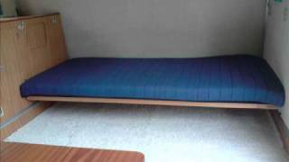 Rapido Record mit Lattenrost und 90cm breiter Matratze fast 2m breites Sofa [upl. by Valeda]