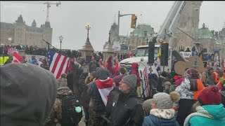 Freedom Truck Convoy prompts Ottawa mayor to declare state of emergency [upl. by Pomfret]