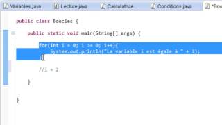 PROGRAMMER EN JAVA Débutant  32  Les boucles infinies [upl. by Assadah]