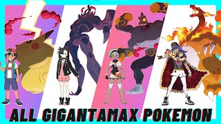 Gigantamax Pokemon All  Pokemon Dex  Pokemon Sword and Shield all Gigantamax  Trainer Gigantamax [upl. by Annotahs537]