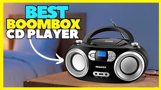 Top 5 Best Budget Boombox Radio Cd Player In 2023 [upl. by Grae]