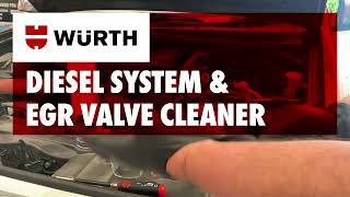 Wurth Diesel System and EGR Valve cleaner [upl. by Maretz]