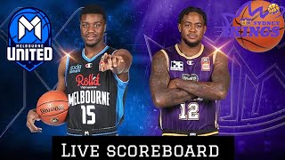 NBL Live 🏀 Melbourne United vs Sydney Kings  Live Scoreboard  Play by Play [upl. by Enohpesrep]