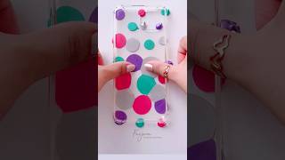 🎨 Coloured phone case art painting shorts [upl. by Eenert]