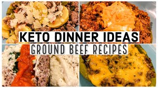 KETO DINNER IDEAS  Keto Ground Beef Recipes  Suz and The Crew [upl. by Huai]