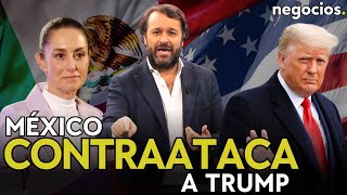 La fortaleza de México impecable respuesta de Claudia Sheinbaum a los aranceles de Donald Trump [upl. by Anoel]