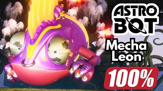 Astro Bot Mecha Leon Boss Fight Walkthrough Guide 100 All Bots Rescued [upl. by Enelkcaj]