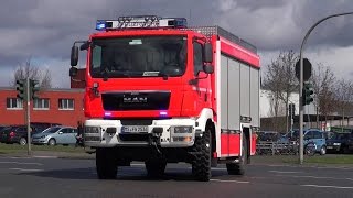 Verkehrsunfall BAB 43 Rüstwagen 2 BF Münster FW2 [upl. by Sochor]