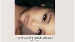 Ariana Grande upscaled insta stories part 1  creds are optional ￼ [upl. by Edelsten]