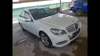 2013 MERCEDES BENZ C200 WDDGF4JB0DA789079 Lot 64327394 WATERFLOOD [upl. by Akialam266]