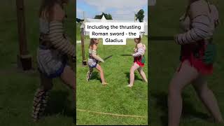 The Gladiatrix Warrior Women Of Ancient Rome Shorts [upl. by Lebaron]