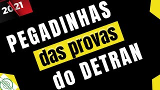 PEGADINHAS DAS PROVAS DO DETRAN  As mais difíceis de todas [upl. by Ivers589]