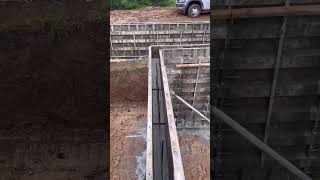 yard wall pour today concrete concreteconstruction foundation proconcrete standupscreed [upl. by Nika]