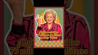 ¿Quién heredó los 75 millones de dólares de Betty Whiteforyou celebrity usa [upl. by Suirtemed641]