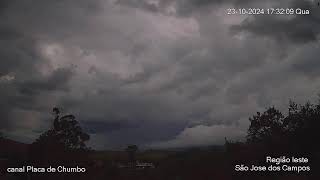 Céu de São José dos Campos Carvalho Pinto Airton Sennasempre com chuvas ao vivo e meteoros [upl. by Rheingold]