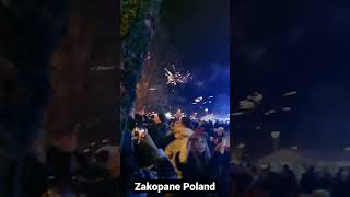 New Year 2022 Zakopane Poland zakopane poland newyear2022 newyear sylwester happynewyear [upl. by Buckley]