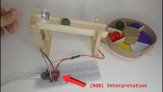 Detecting and Sorting Objects by Color with the TCS34725 RGB Sensor and Arduino [upl. by Tunk]