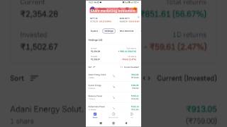 Share marketing investmentgrowthgrownapphow to get money earn [upl. by Ynafetse]