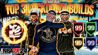 TOP 3 BEST META LOCKDOWN BUILDS AFTER PATCH IN NBA 2K24 BEST SHOOTING LOCKDOWN BUILDS NBA 2K24😱 [upl. by Alyahsal]