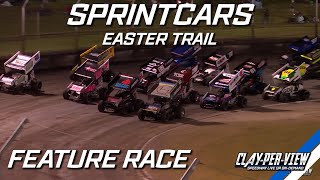 Sprintcars  Easter Trail  Borderline  30th Mar 2024  ClayPerView [upl. by Astred422]