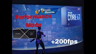 RTX 3050  i7 11800H 16GB RAM Fortnite Performance Mode laptop PC [upl. by Danyluk982]