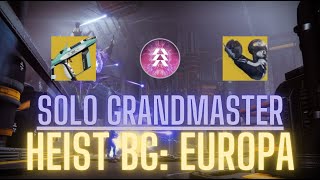 Solo Grandmaster  Heist Battlegrounds Europa Hunter  Echoes [upl. by Sprague]