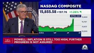 Fed Chair Powell We will see inflation move down this year but my confidence in it is lower [upl. by Tnelc225]