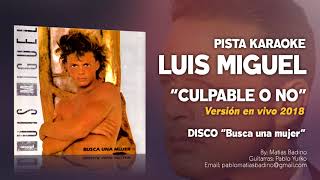 PISTA KARAOKE Luis Miguel  Culpable o no [upl. by Atirhs542]