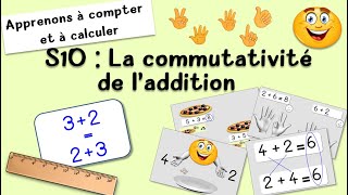 Addition  la commutativité  Calcul rapide CP  Mathématiques CP [upl. by Ahsaten]