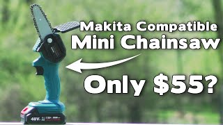 Mini Cordless Chainsaw Review  Is It Any Good [upl. by Hanselka213]