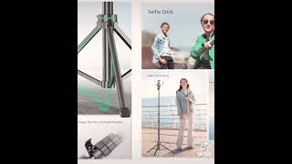 SENSYNE 62” Phone Tripod amp Selfie Stick Extendable Cell Phone Tripod Stand with Wireless Remote [upl. by Augustin]