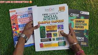 🥶Educart vs Oswaal vs PW Sample Paper Class 10  202425🔥Best Sample Paper For Class 10 Board 2025 [upl. by Ahsienal614]