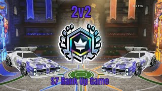 Season 7 2v2 Grand Champion Rank Up Game  No Commentary Gameplay Rocket League Sideswipe [upl. by Dera]