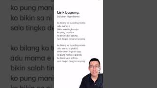 Lirik Dj Bon Bon Remix Lirik Bagong [upl. by Oba]