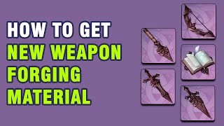 How To Get New Weapon Forging Material  Midlander Billets Sumeru【Genshin Impact】 [upl. by Zoie]