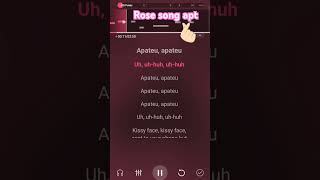 Rose song apt black pink song [upl. by Lanta]