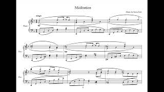 Gavin Koh  Méditation Free Sheet Music Library 33 [upl. by Latsyrk]