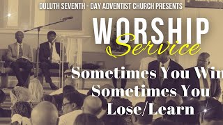 Duluth SDA Church  Angela Baptiste  quotSometimes You Win Sometimes You LoseLearnquot [upl. by Sheena]