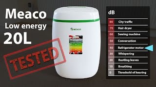 Meaco 20 L Low Energy Economical Dehumidifier Review [upl. by Nolasba99]