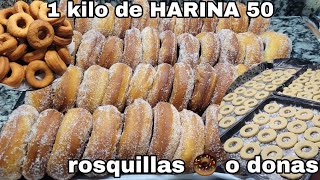 Receta de rosquitas o donas caseras suaves y económicas [upl. by Norvell806]