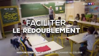 Redoublement brevet TF1 fait le point sur ce qui va changer au collège [upl. by Arivle753]