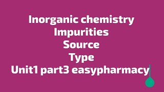 Limit test  introduction IMPURITIES Inorganic Chemistry B pharm [upl. by Abigale]