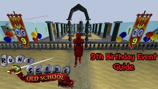 Old School RuneScape  9th Birthday Event Guide [upl. by Winwaloe]