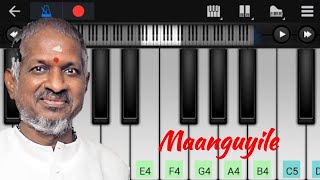 Maanguyile  Karakattakaran  Easy Piano Tutorial  Ilayaraja [upl. by Largent903]