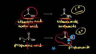 Nomenclature and properties of amides  Organic chemistry  Khan Academy [upl. by Rodge]