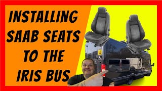 Iveco Iris Bus Camper Conversion  New Front Seats Part 5 [upl. by Adiahs]